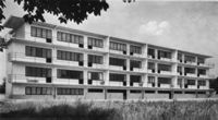 Ledigenheim Adickesallee. Frankfurt 1927-30