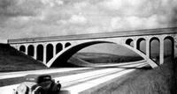 Autobahnbrücke. Eisenberg 1937