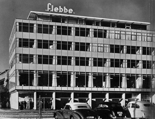 Warenhaus Flebbe, Braunschweig 1953-54