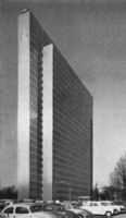 Thyssen-Hochhaus. Düsseldorf 1957-60