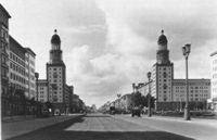 Wohnbebauung Frankfurter Tor. Berlin 1954-56