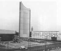 Universitäts-Hochhaus. Leipzig 1968-73