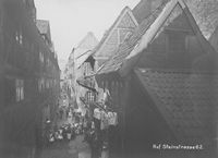 Gängeviertel Hof Steinstraße 62. Hamburg 1907