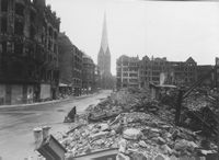 Mönckebergstraße, Kriegsschäden. Hamburg 1945