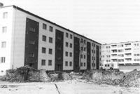 Wohnhäuser Graudenzer Straße. Ost-Berlin 1950-51