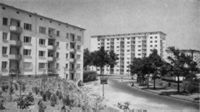 Wohnsiedlung Saalburgallee. Frankfurt 1950-51